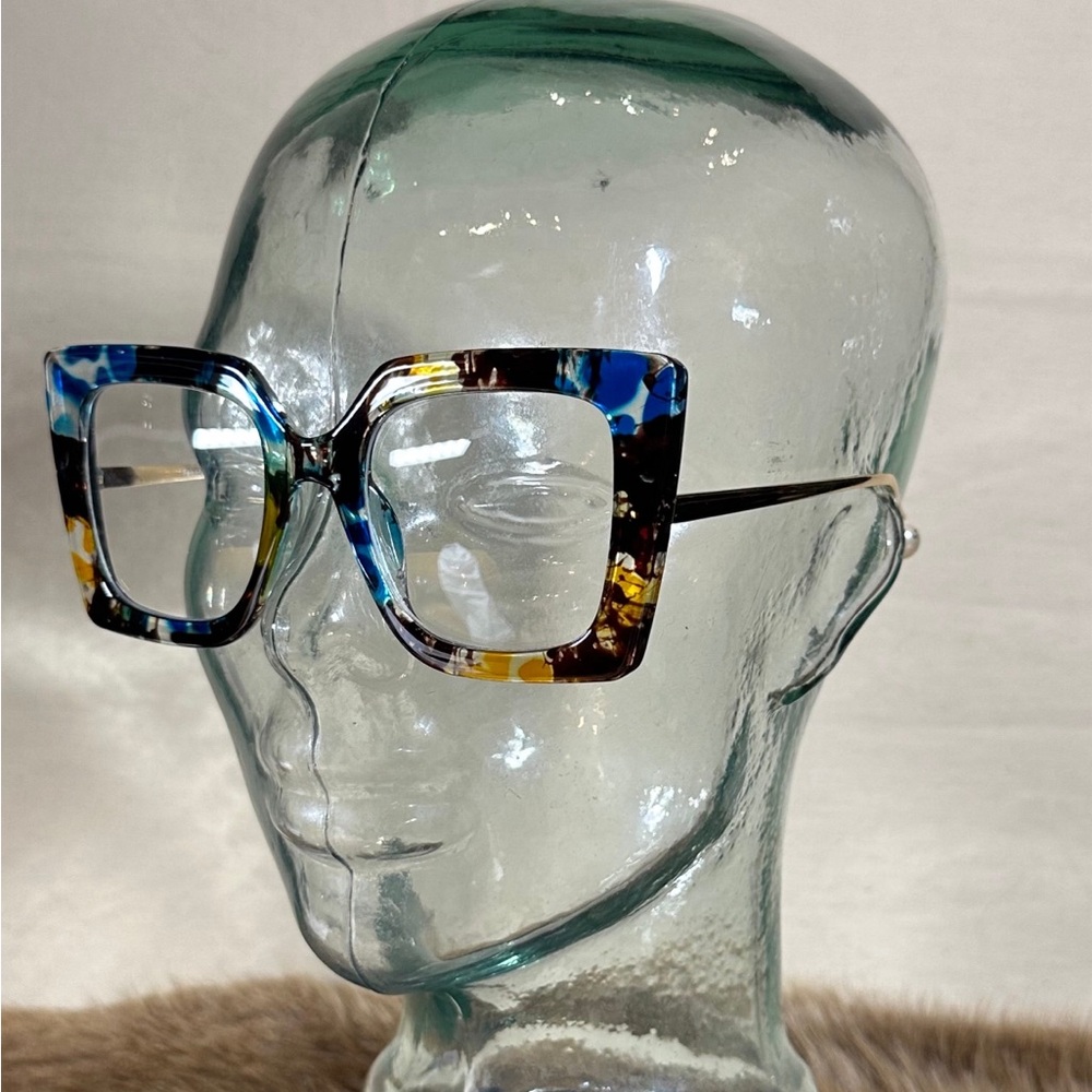 Chic Multicolor Square Glasses